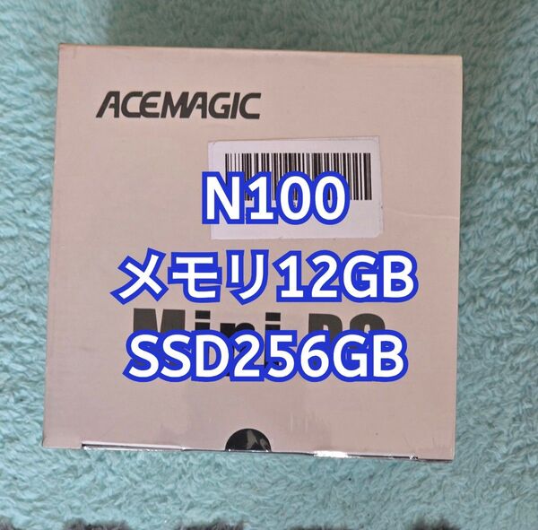 ACEMAGIC N100 メモリ12GB SSD256GB シルバー Windows11 ミニPC ④