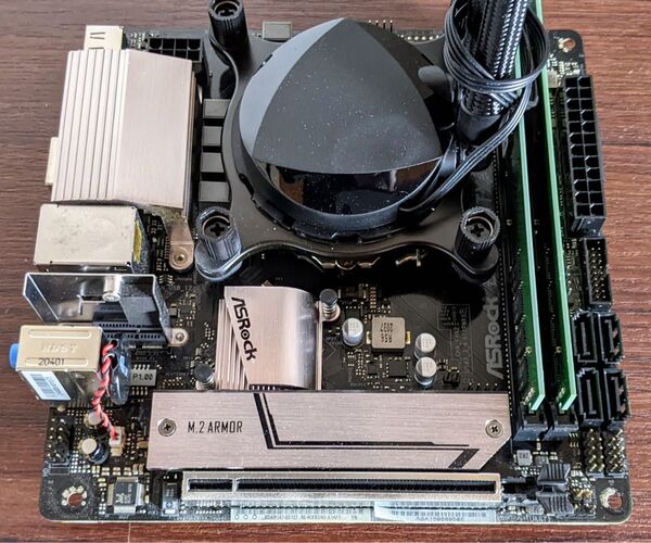 i7 10700、B460 ITX、簡易水冷、DDR4 16GB、SSD512GB等 セット