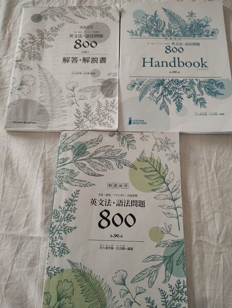 精選演習 英文法・語法問題800 3冊セット いいずな書店