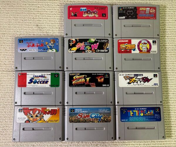 スーパーファミコンソフト 11点 任天堂 ニンテンドー ゲームソフト Nintendo SUPER FAMICOM