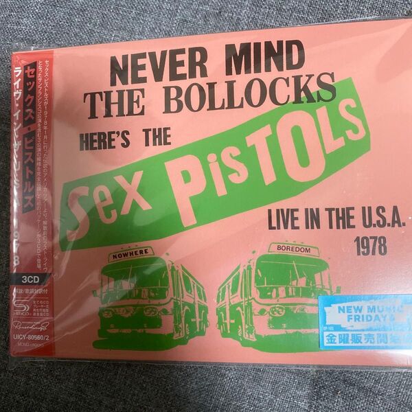 セックスピストルズ SEX PISTOLS ライヴインザU.S.A. 1978 (3SHM-CD)