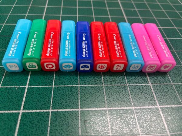 フリクション スタンプ パイロット スケジュール 手帳 まとめ売り10個