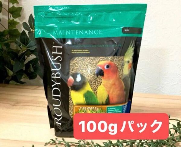 100gパック ★ ラウディブッシュ デイリーメンテナンス ミニ アルファルファ入 ペレット 総合栄養食