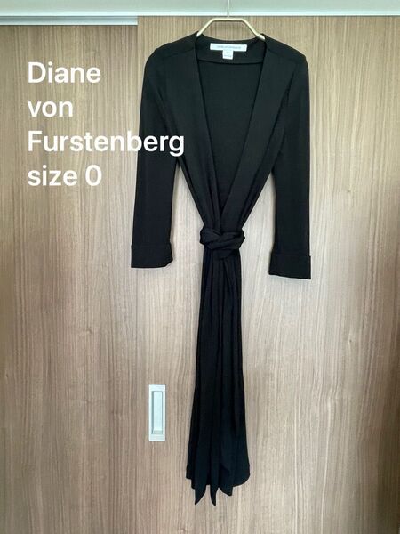 Diane von Furstenberg サイズ0 XS New Julian 黒 ワンピース ダイアンフォンファステンバーグ