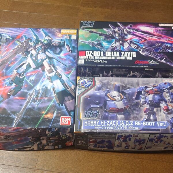RGZ-95C リゼル 隊長機 (1/100スケール MG 機動戦士ガンダムUC +HGデルタザイン+ホビーハイザック