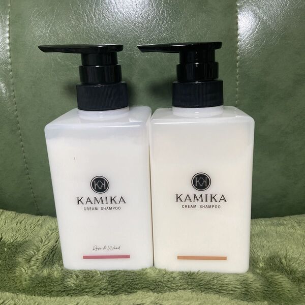 KAMIKA カミカ 黒髪クリームシャンプー 2本 ティーフローラル&ローズウッド