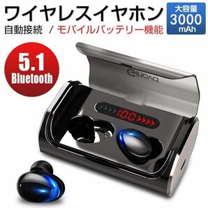 【動作確認済】Ginova ジノバ ワイヤレスイヤホン T8 モバイルバッテリー Bluetooth5.1 外箱・付属品あり
