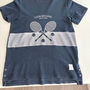 THOM BROWNE. NEW YORK Tシャツ ネイビー サイズ 0