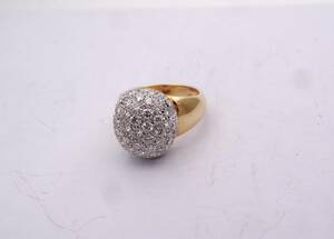 ☆K18ダイヤモンド　D1.83ct リング 約12号 美品☆