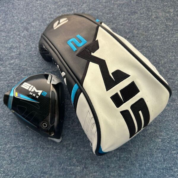 《テーラーメイド》TaylorMade SIM2 MAXドライバーヘッド+カバー