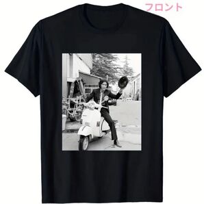 新品! 松田優作 プリント Tシャツ 黒 白 15