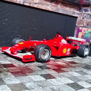 デカール加工品 1/18 マテルエリート フェラーリ F2001 ハンガリーGP ミハイル・シューマッハ ワールドチャンピオン