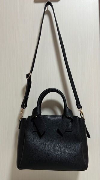ハンドバッグ ショルダーバッグ 2way ブラック