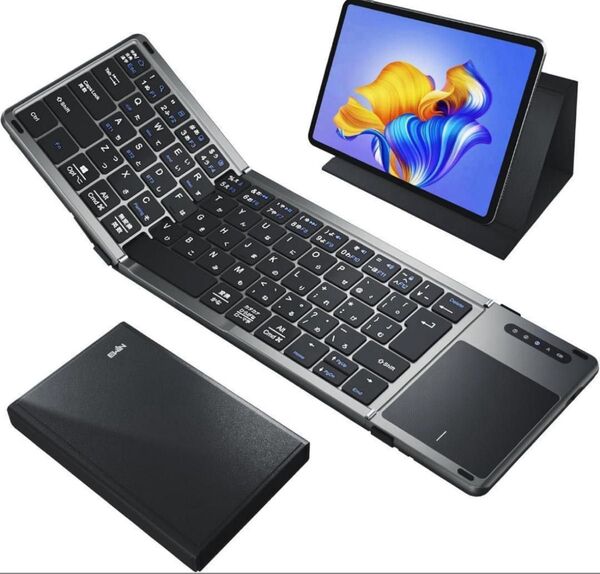 EWIN 折りたたみキーボード bluetooth パット付ワイヤレスキーボード