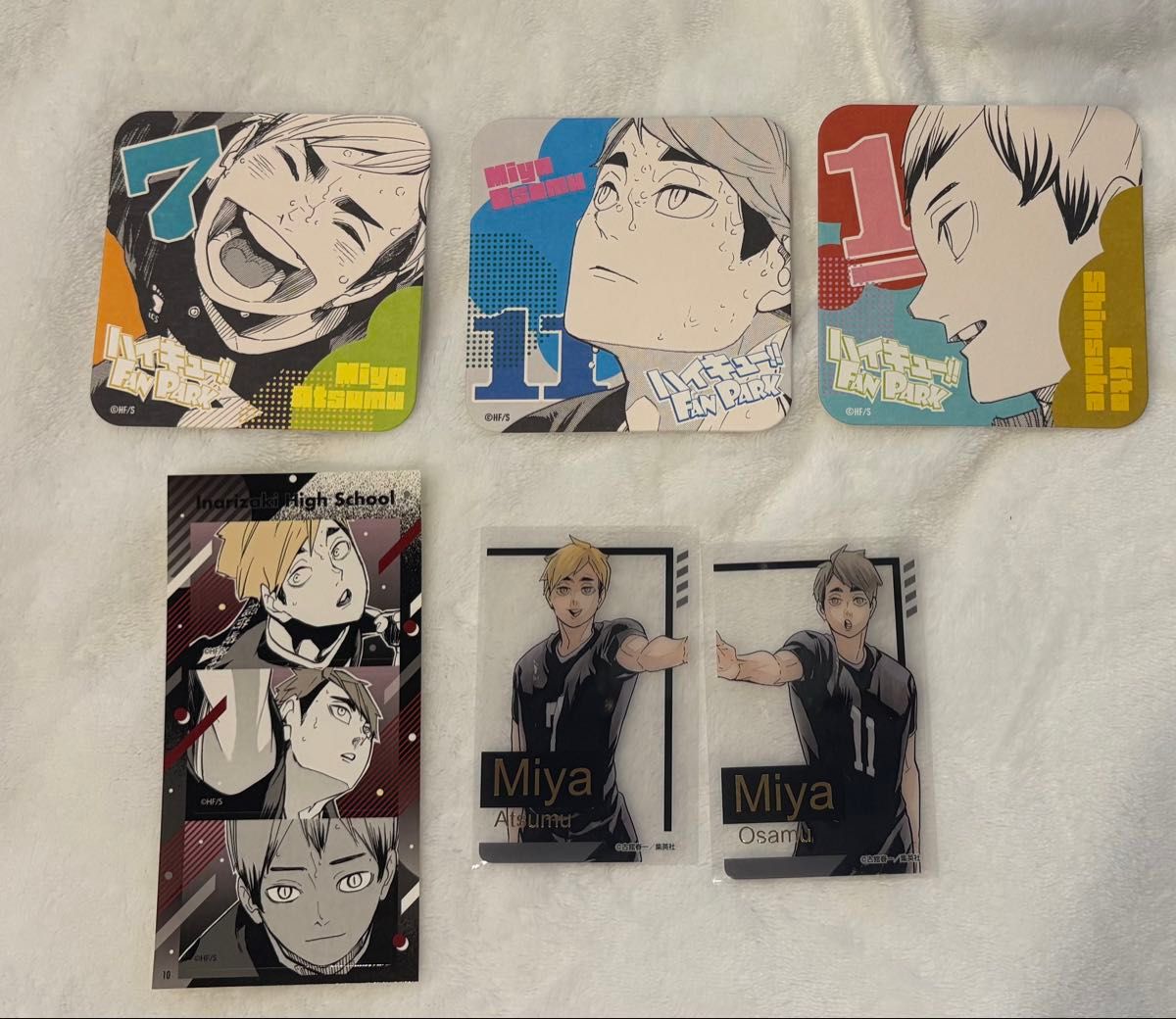 ハイキュー ファンパーク おにぎり宮の畳コースター2枚セット 2