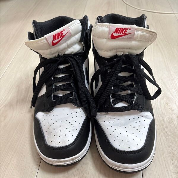 Nike ダンク ハイ ウィメンズ パンダ DD1869-103 24.5cm 白黒 ナイキ Dunk High Panda