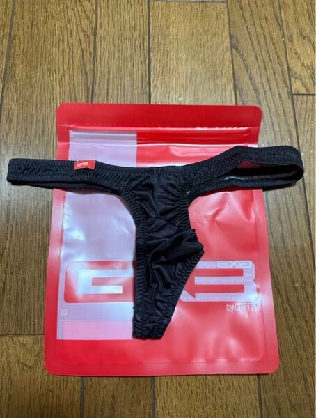 GX3 ジーバイスリー Tバック Gストリング Lサイズ ブラック 黒
