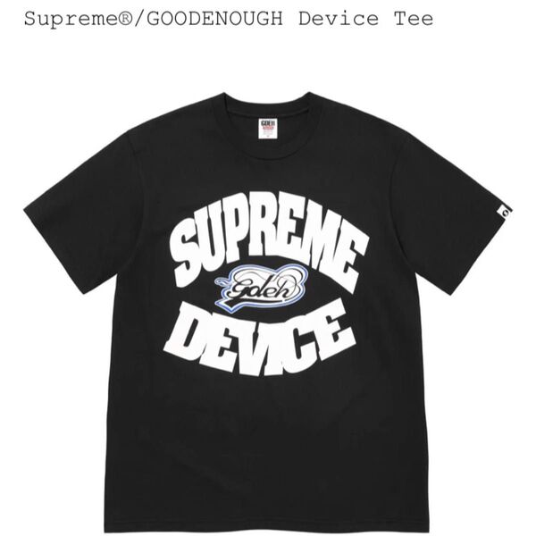 25ss Supreme GOODENOUGH Device Tee Black Small