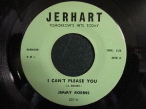 Jimmy Robins ： I Can't Please You 7'' / 45s ★ '66年のDeep Soul / ハードでブルージー ☆ c/w I Made It Over // 落札5点で送料無料