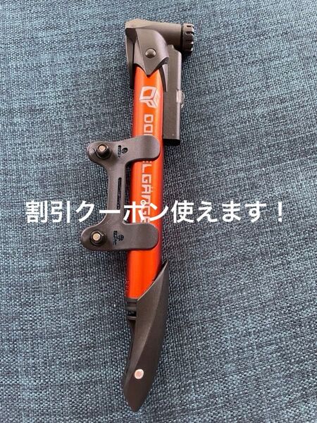 DOPPELGANGER ドッペルギャンガー インゲージハンドポンプ 120psi オレンジ DAP058-OR
