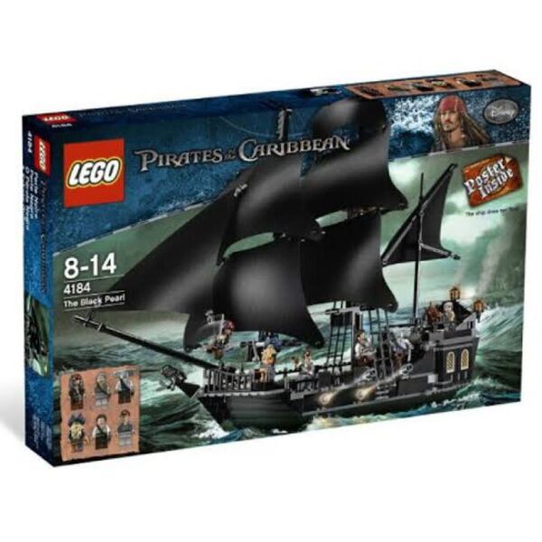 【希少中古】LEGO レゴ パイレーツオブカリビアン 4184 ブラックパール号