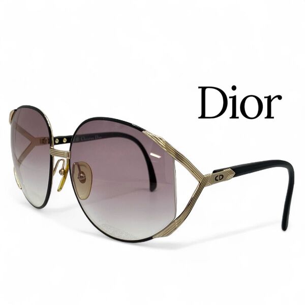 Christian Dior クリスチャン ディオール サングラス メタルフレーム グラデーション ロゴ