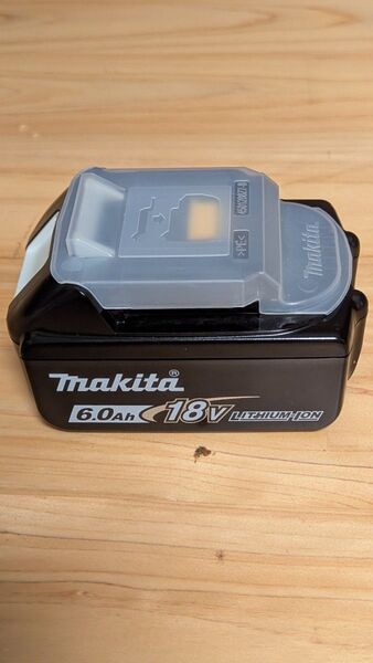 マキタ 純正 18V 6.0Ah リチウムイオンバッテリー BL1860B 充電回数3回