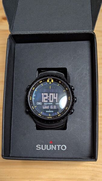 SUUNTO (スント) コア (CORE) BLACK YELLOW (コアオールブラック)
