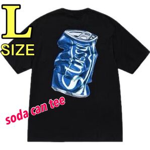 T30-L黒 ステューシー stussy Tシャツ soda can tee