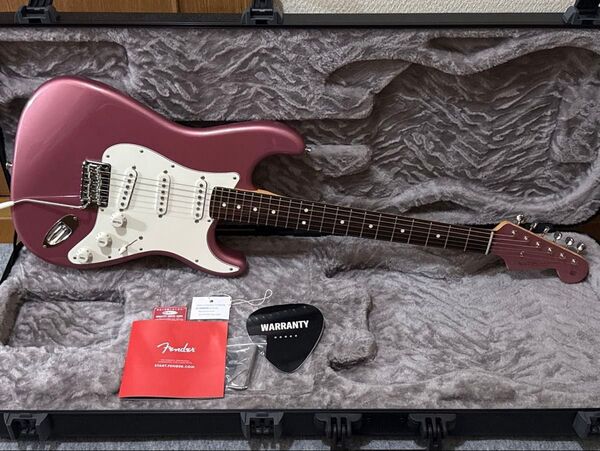 Fender FSR Hybrid II ストラトキャスター Burgundy Mist Metallic マッチングヘッド