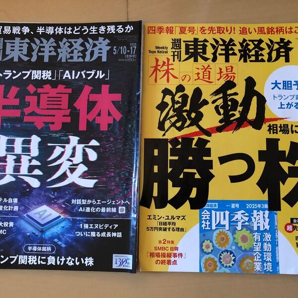 週刊東洋経済 2025年6月14日号 (東洋経済新報社)二点
