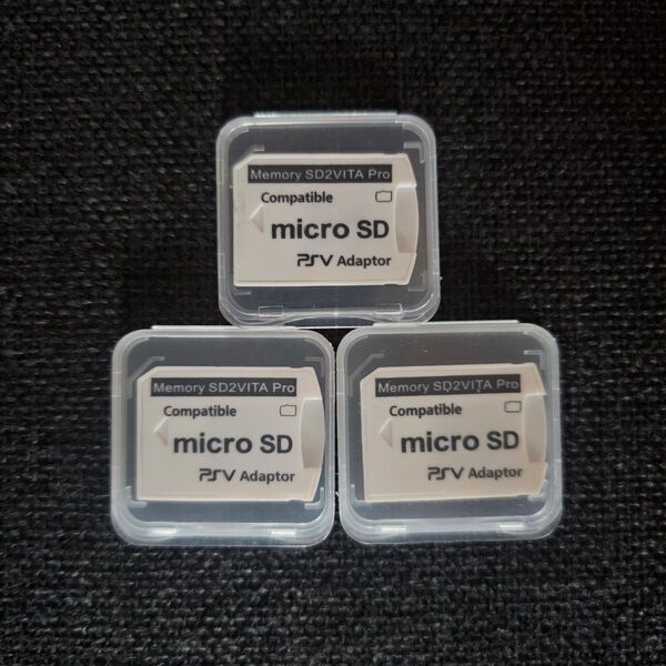 SD2VITA Pro 3枚セット PSVアダプター micro SD