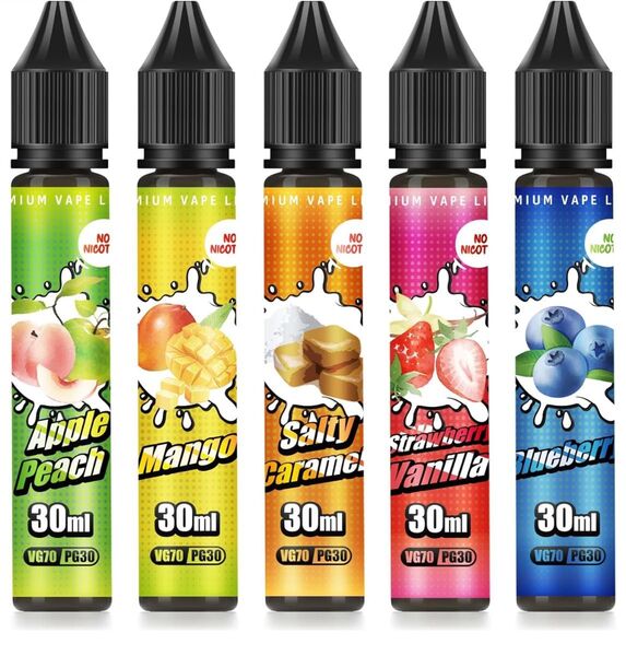 DBL 電子タバコ リキッド 30ml×5種風味 150ml 爆煙 vapeリキッド ビタミン配合 リアルフレーバー 独自製法 6