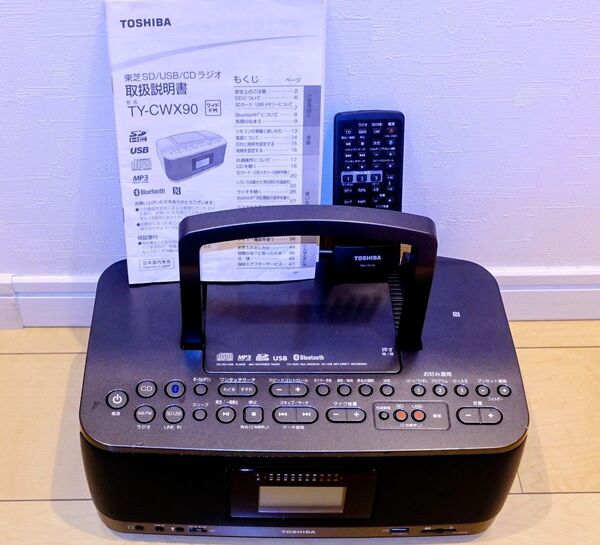 東芝 TY-CWX90 TOSHIBA CDラジオ Bluetooth/SD/USB