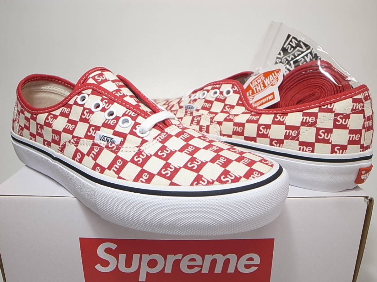 2023年最新】ヤフオク! -supreme vans checker logo authentic proの