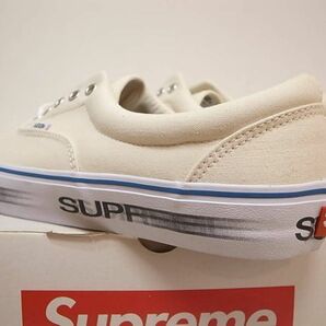 【即決 送料無料】Supreme x VANS ERA PRO 29.5cm US11.5 新品 Motion Logo スケシン SKATE THING シュプリーム モーション ロゴ 白 2016年