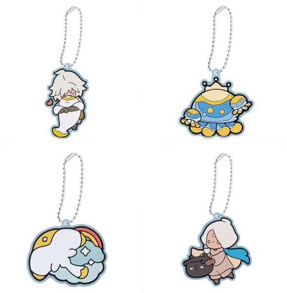 Sky 星を紡ぐ子どもたち カプセルラバーマスコット2 Skyの生きものたち 4種セット ガチャ 送料無料 匿名配送