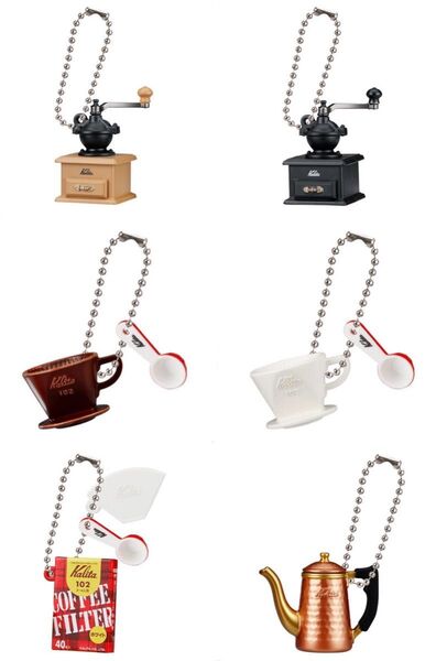 カリタ Kalita ミニチュアチャームコレクション 6種セット ガチャ 送料無料 匿名配送