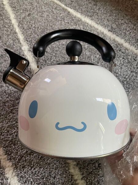 【新品未使用品】サンリオ シナモロール ケトル サンリオくじ ラストスペシャル賞