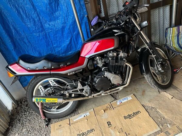 cbx400f 550f 純正シート風 あんこ抜きシート HONDA