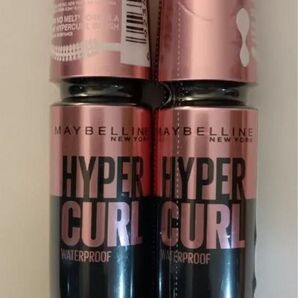 MAYBELLINE NEW YORK HYPER CURL マスカラ ウォータープルーフ ブラック2本セット