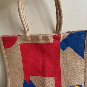 【日本未発売】フランス リドル ショッピングバッグ 麻 ジュード