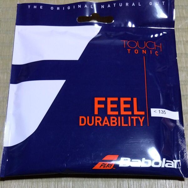 バボラ Babolat テニス用ストリング ガット TOUCH TONIC タッチトニック ナチュラル 長さ12m :