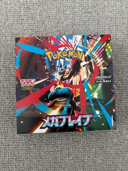 ポケモンカードゲーム メガブレイブ boxシュリンクなし