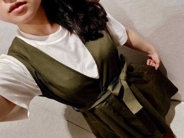 2way ワンピース ジレ L