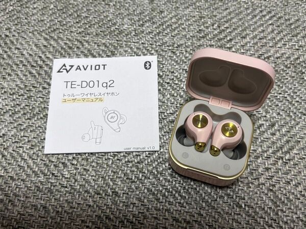 AVIOT TE-D01q2 ワイヤレス イヤホン アビオット ピンク