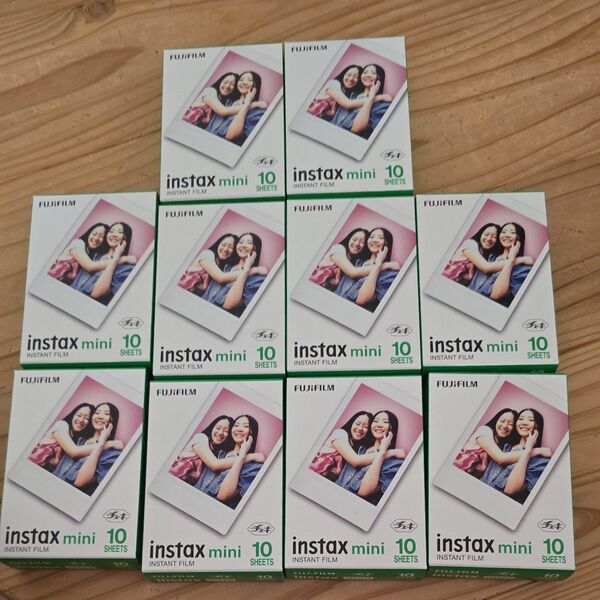 【新品・未開封】【10個セット】instax mini チェキフィルム INSTAX MINI JP1