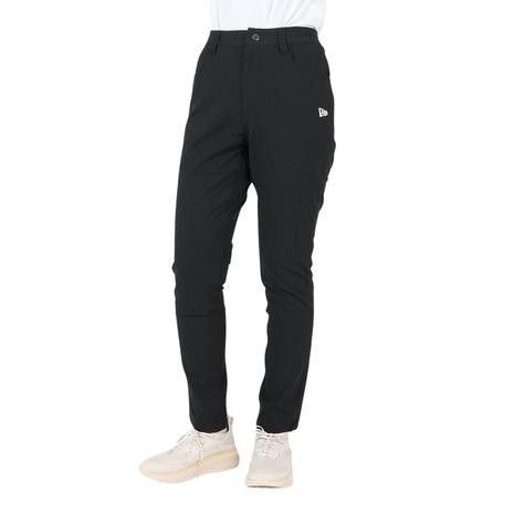 レディース ニューエラ NEW ERA ゴルフウェア テーパード ストレッチパンツ 13762654 女性向け Lサイズ ブラック
