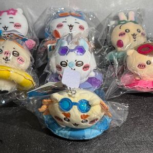 海外限定 ちいかわminiso 猛暑の夏 マスコット 浮き輪 全7点セット 正規品 新品タグ付き コンプリート
