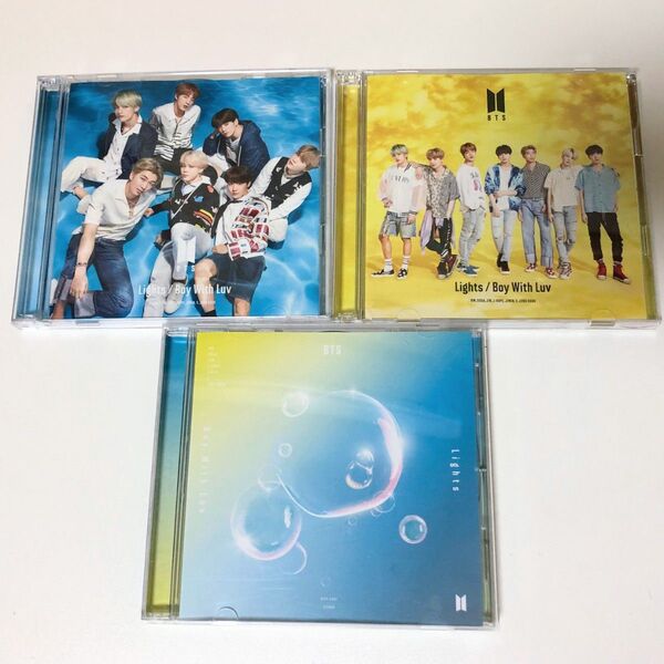 BTS Lights / Boy With Luv CD DVD 3形態 初回盤 通常盤